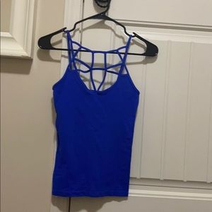 Blue tank top